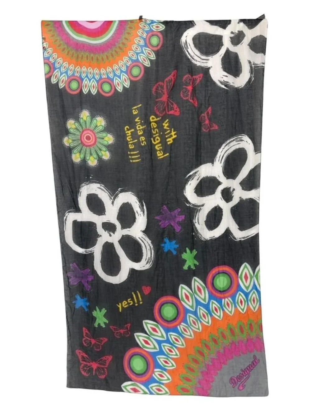 Desigual Women's Scarf Large 42 x 74.5 Artsy 